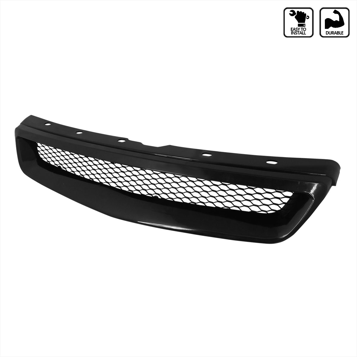 Spec-D Tuning HG-CV99TR | Spec-D Civic Front Hood Grill - Type-R; 1999-2000