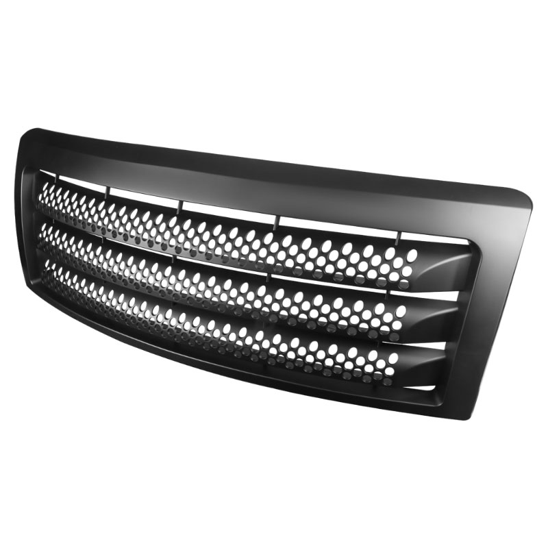 Spec-D Tuning hg-f15009jmo-gl | SPEC-D Tuning Ford F150 Grille - Matte Black; 2019-2022