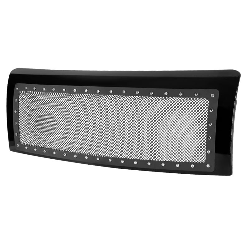 Spec-D Tuning hg-f15009jmvt | SPEC-D Tuning Ford F150 09 - 10 Ford F150 Black Vertical Grill; 2009-2010