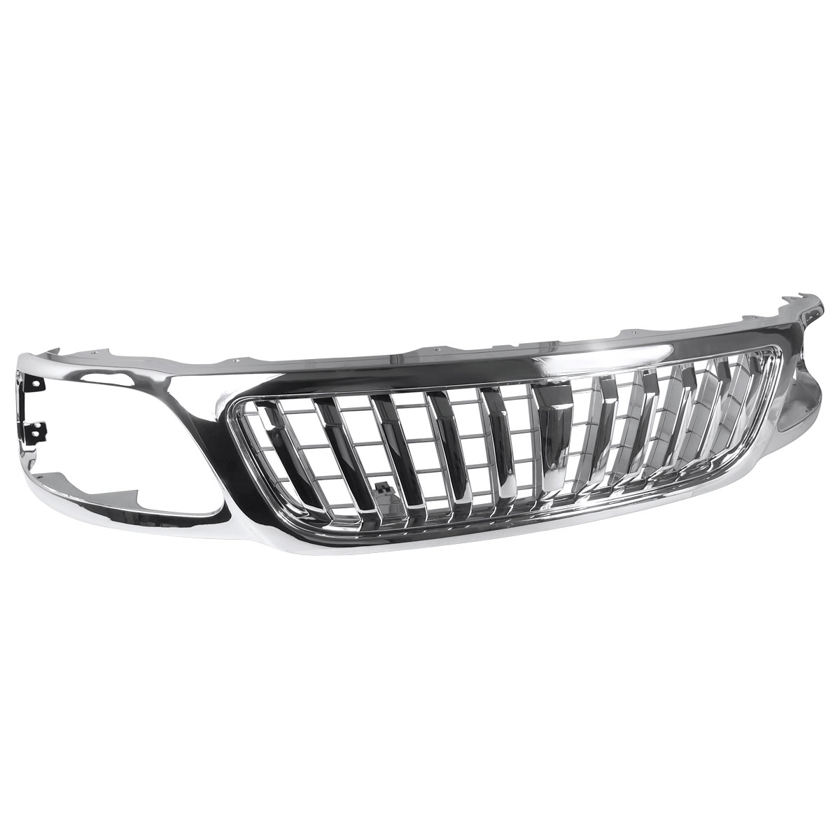 Spec-D Tuning HG-F15099CVT-TY | Spec-D Ford F-150 1p Chrome Grill Vertical; 1999-2003