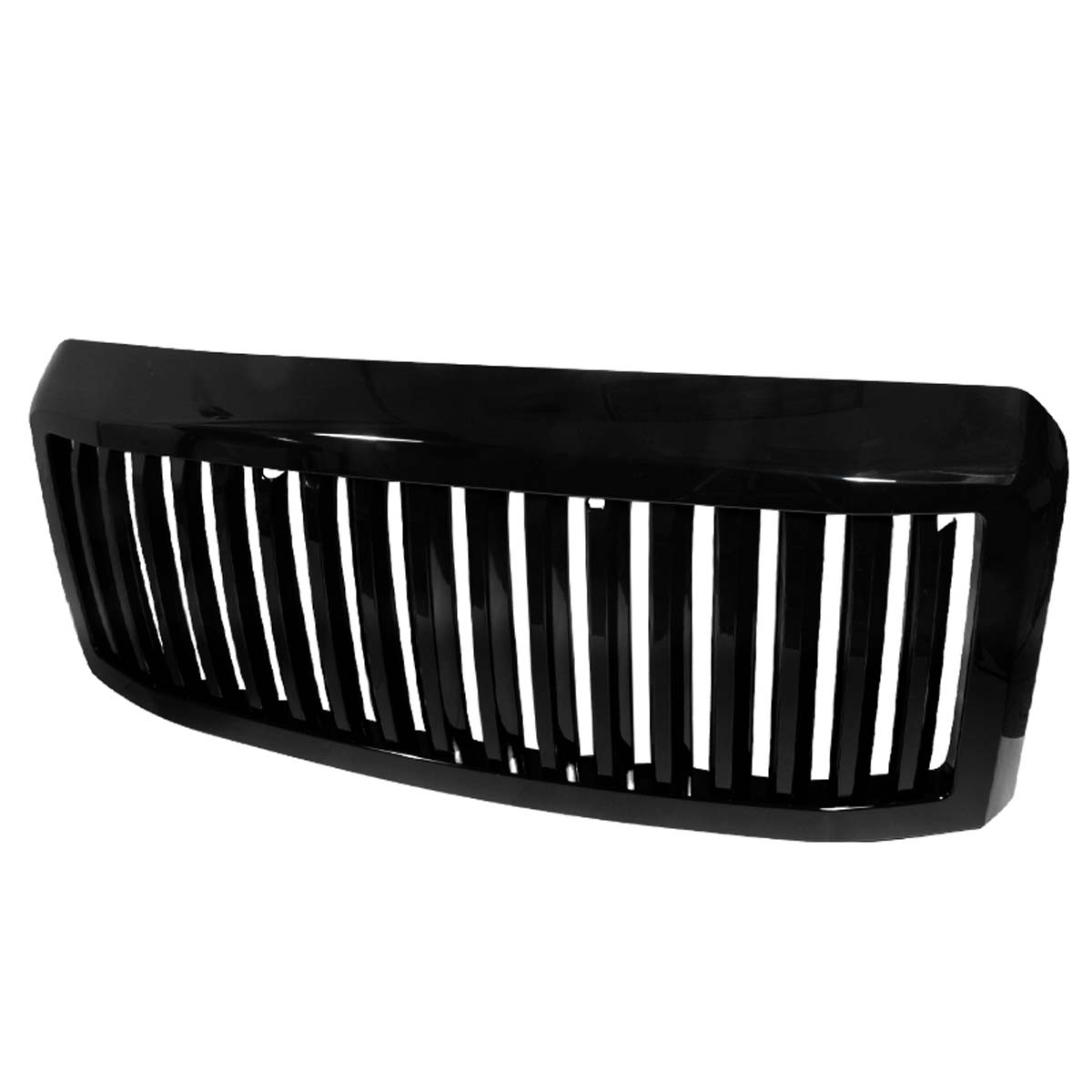 Spec-D Tuning HG-F25008JMVT | Spec-D Ford F250 1pc Vert. Grill - Black; 2008-2010