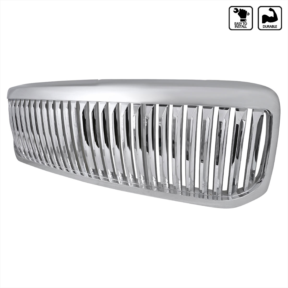 Spec-D Tuning HG-F25099CVT | Spec-D Ford F250 F350 Vertical Grille; 1999-2004