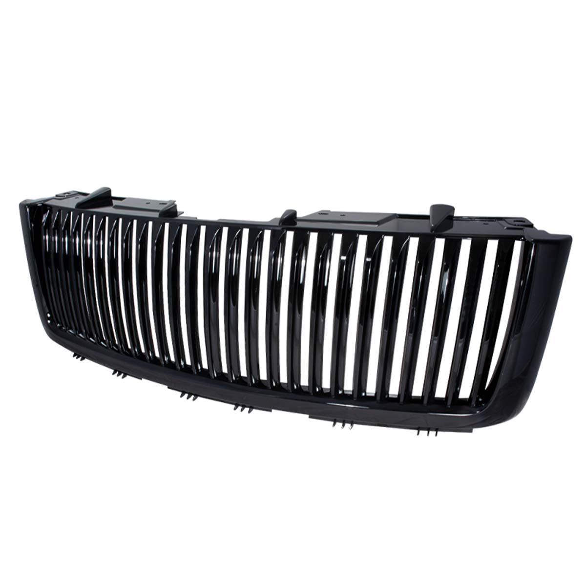 Spec-D Tuning HG-GMC07JMVT | Spec-D Gmc Sierra Black Grille Vertical; 2007-2008