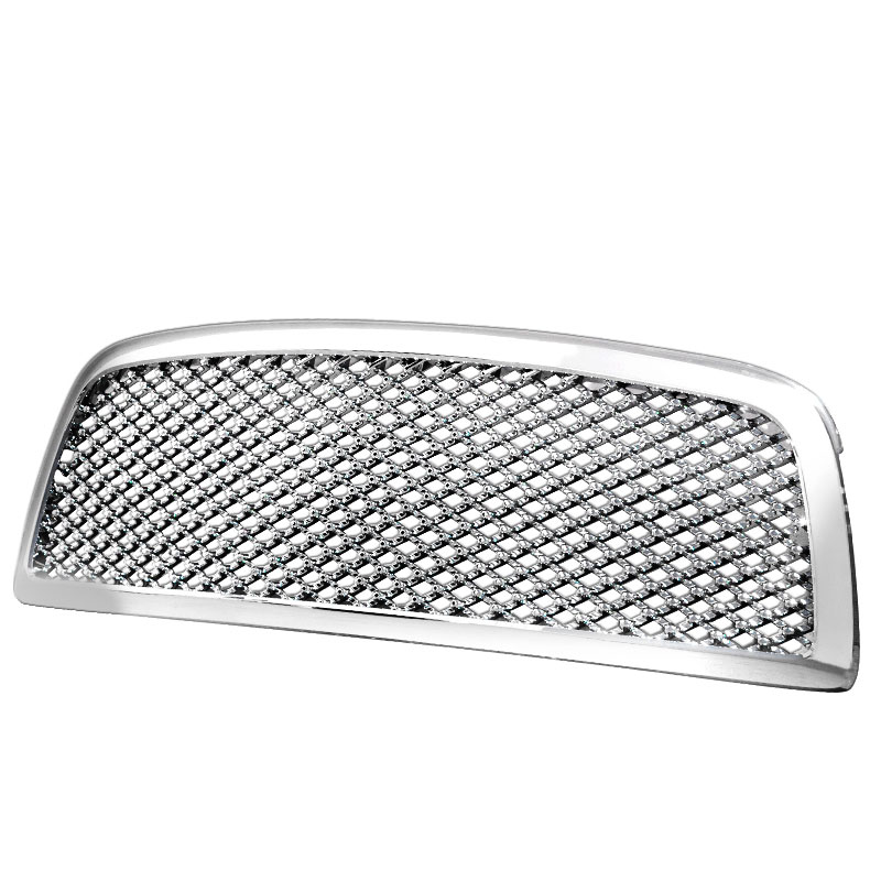 Spec-D Tuning hg-ram09c | SPEC-D Tuning Dodge Ram Mesh Grill Chrome; 2009-2012