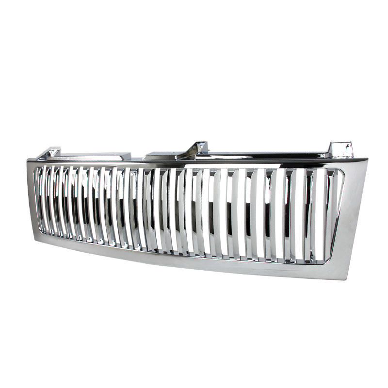 Spec-D Tuning hg-siv99cvt-rs | SPEC-D Tuning Chevrolet Silverado Vertical Facelift Conversion Grill - Chrome (Only Fits With SPEC-D 1PC Style Headlights); 1999-2002