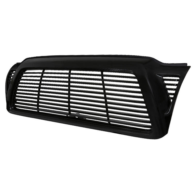 Spec-D Tuning hg-tac05hjm-jl | SPEC-D Tuning Toyota Tacoma Front Horizontal Grille - Glossy Black; 2005-2011