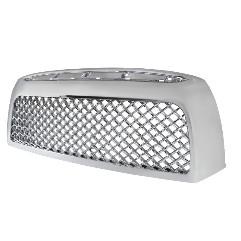 Spec-D Tuning hg-tun07c-jl | SPEC-D Tuning Toyota Tundra Front Mesh Grille - Chrome; 2007-2009