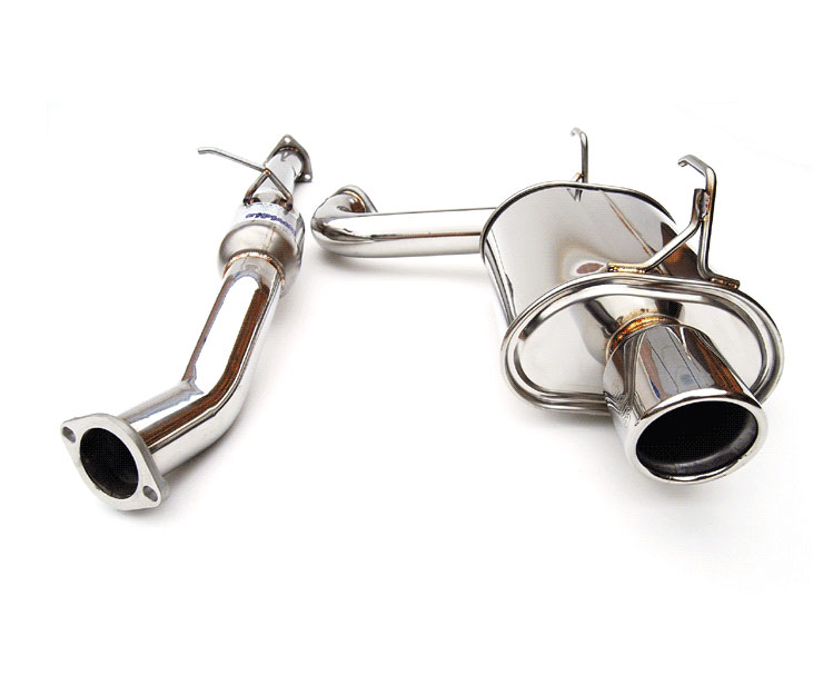 Invidia HS00HS1GS3 | S2000 Q300 Single Stainless Steel Tip Cat-Back Exhaust System; 2000-2009