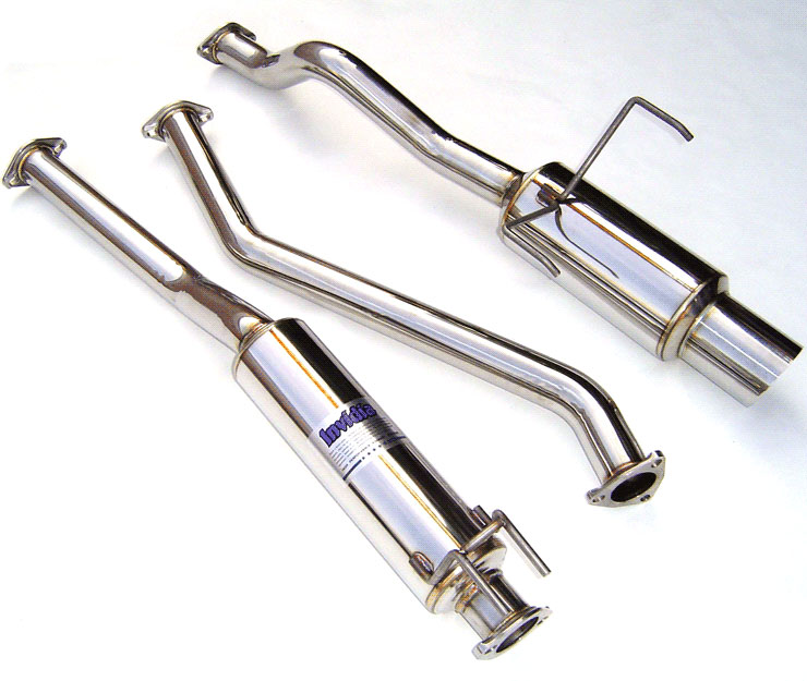 Invidia HS01HC2GTP | Civic Ex 2dr/4dr N1 Cat-Back Exhaust System; 2001-2005