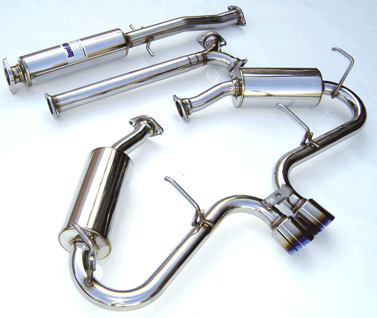 Invidia HS03MCSGTT | Cooper S N1 Racing Titanium Tip Cat-Back Exhaust System; 2003-2004