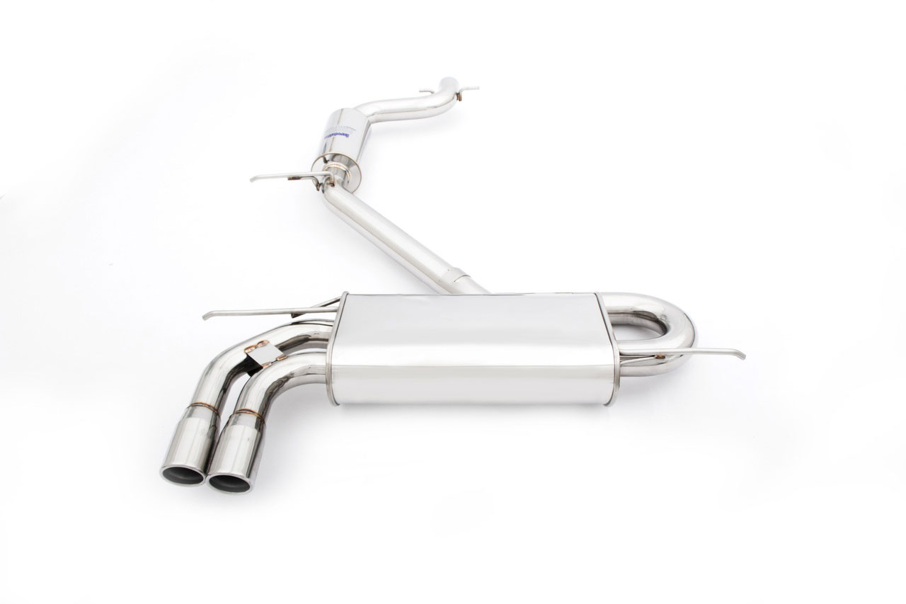 Invidia HS05GF5G3S | Golf Gen. 5 Gti Q300 Rolled S.S. Tip Cat-Back Exhaust System; 2005-2008