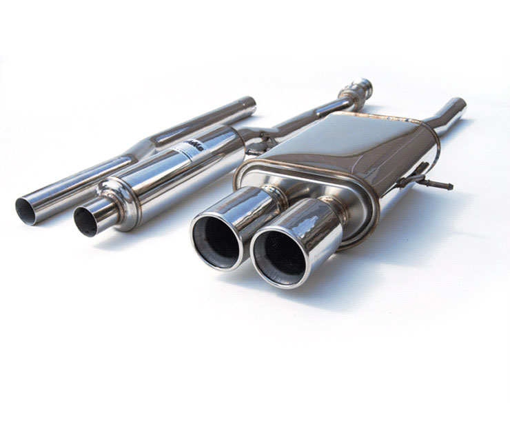 Invidia HS07MCSGTP | Cooper S Q300 Stainless Steel Tips Cat-Back Exhaust System; 2007-2013