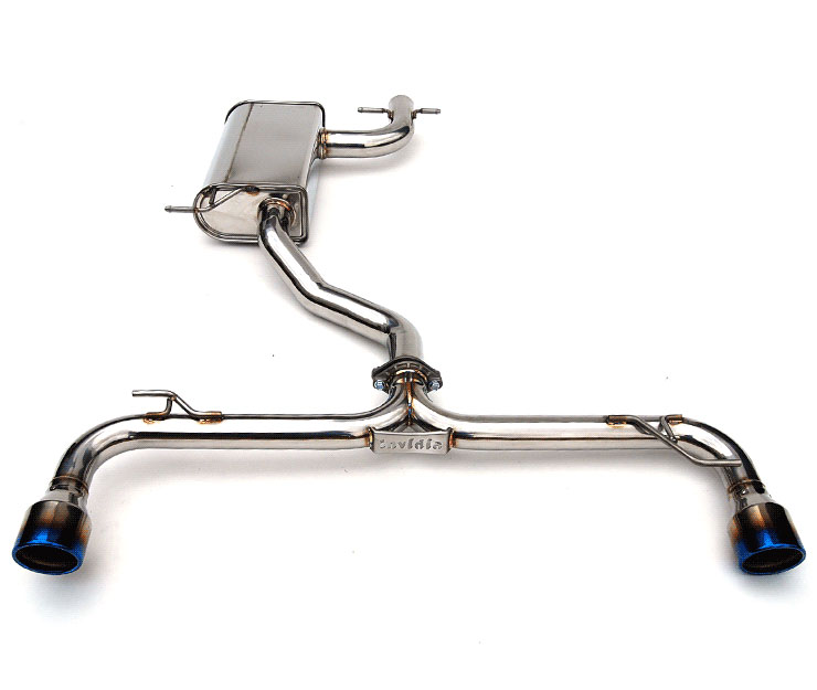 Invidia HS09GF6G3T | Golf Gen. 6 Gti Q300 Rolled Titanium Tip Cat-Back Exhaust System; 2009-2013