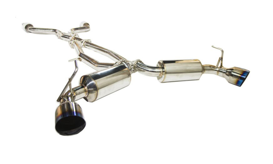 Invidia HS09N7ZGD1GS | 370Z N1 Cat-Back Exhaust System Dual N1 Stainless Steel Tips; 2009-2019