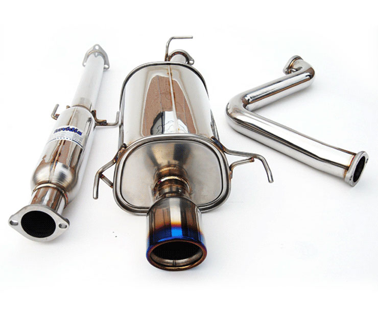 Invidia HS97HP1G3T | Prelude Q300 Rolled Titanium Tip Cat-Back Exhaust System, Sh Model; 1997-2001