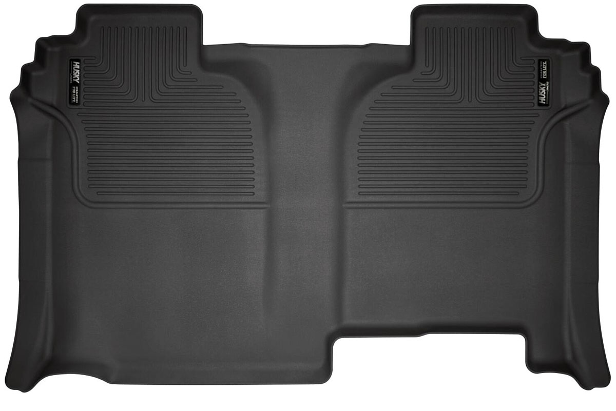 Husky Liners 52051 | 19-23 GMC Sierra 1500 CC / 20-23 Sierra 2500/3500 HD CC w/o Store Box 2nd Seat Lner BLK; 2019-2023