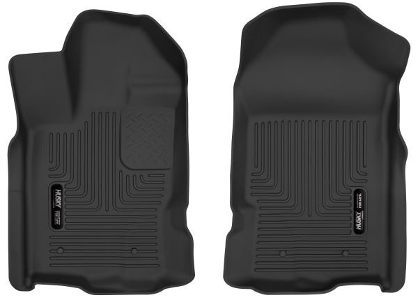 Husky Liners 54701 | 2019+ Ford Ranger Black Front Floor Liners; 2019-2024