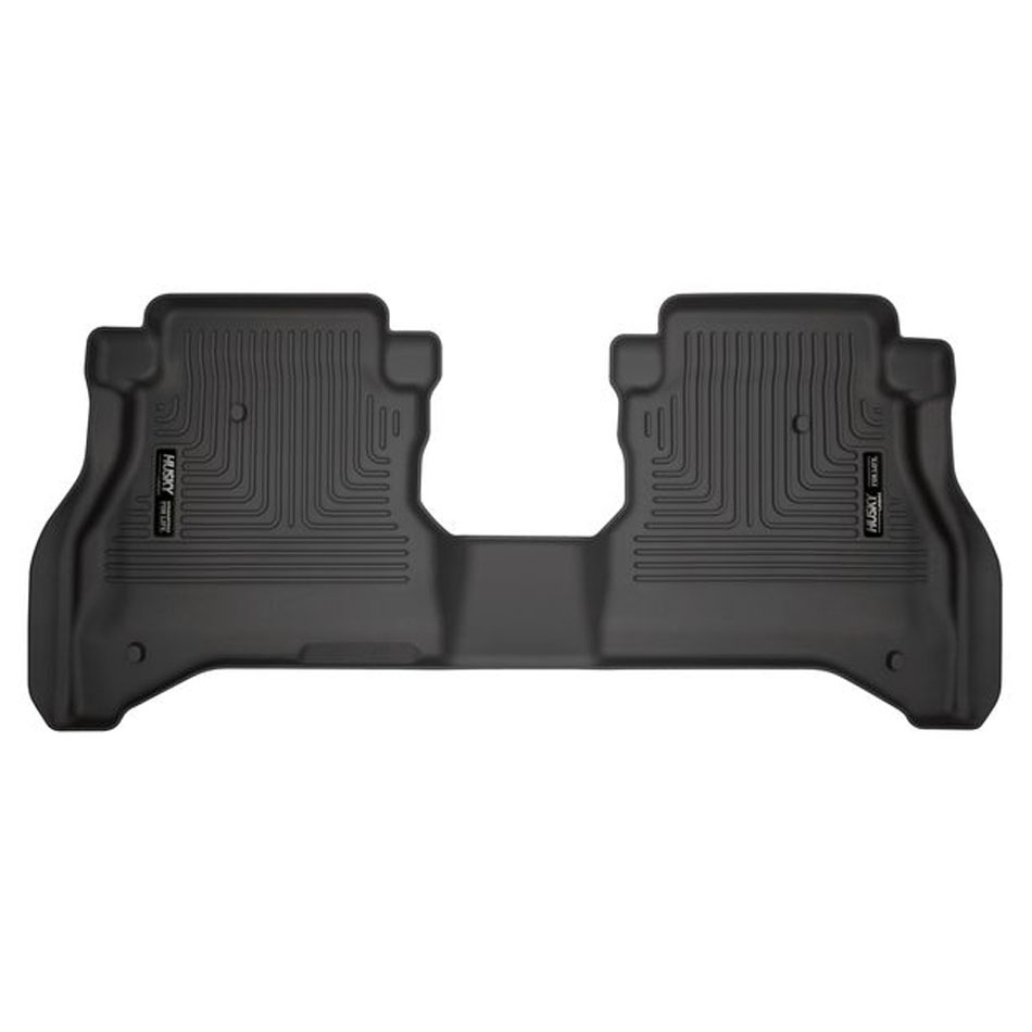 Husky Liners 54791 | 2020 Jeep Gladiator Crew Cab X-Act Contour Black Floor Liner (2nd Seat); 2020-2024