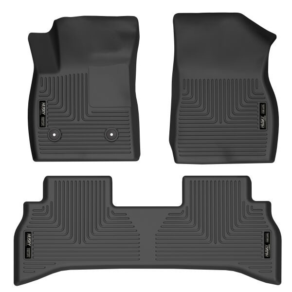 Husky Liners 95161 | 21-22 Chevrolet Trailblazer (RWD) WeatherBeater Front & 2nd Seat Floor Liners - Black; 2021-2022