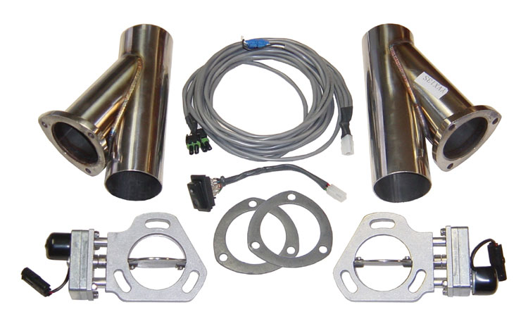 Pypes Exhaust HVE10K | Pypes Dual Electric Cutout & Y-pipe Kit (for 2.5 exhaust)