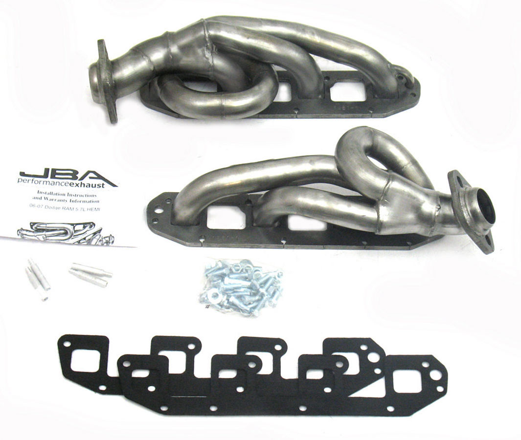 JBA 1961s-1 | 03-08 Dodge Ram 5.7L HEMI 1-5/8in Primary Raw 409SS Cat4Ward Header; 2003-2008