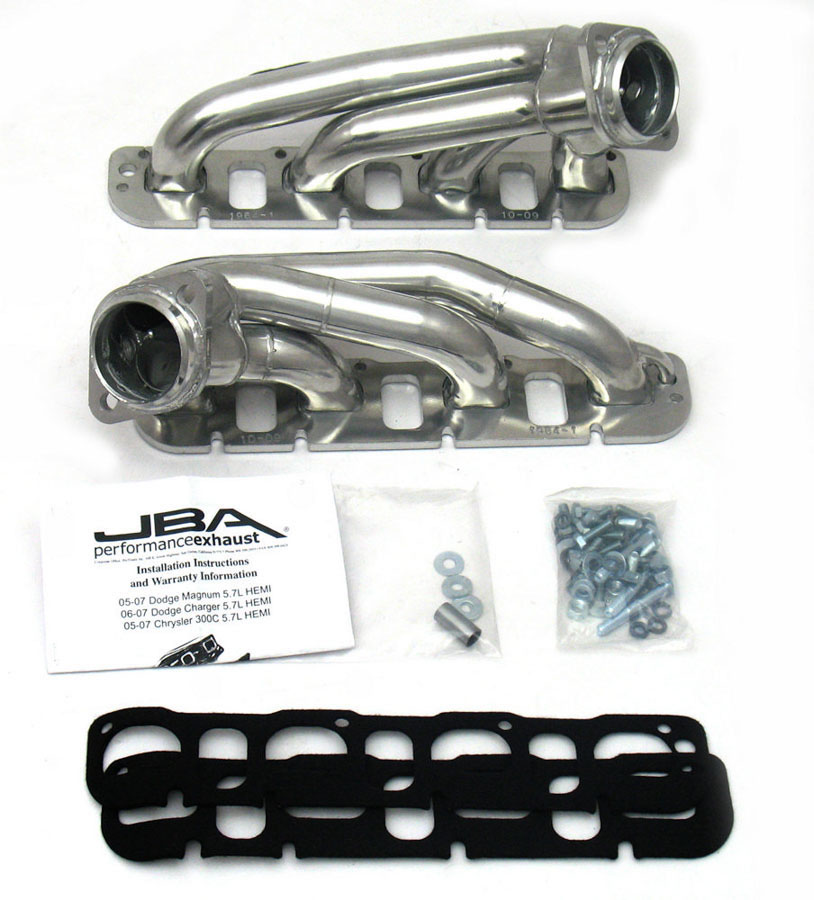 JBA 1964s-1js | 09-20 Chrysler 5.7L HEMI 1-3/4in Primary Silver Ctd Cat4Ward Header; 2009-2020