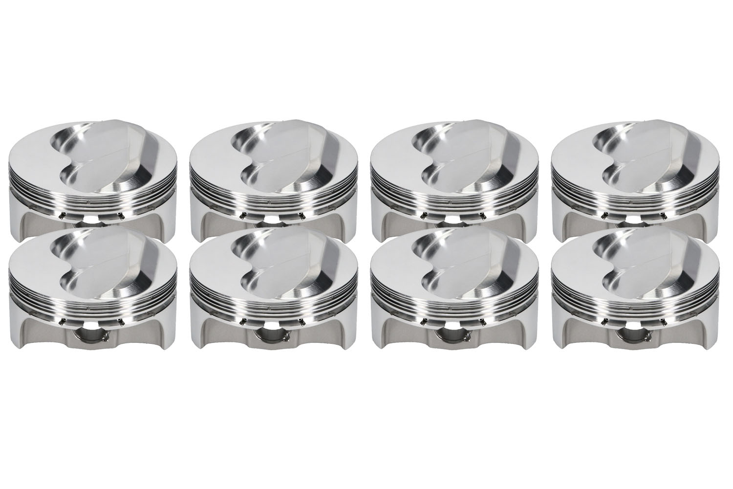 JE Pistons 301475 | SBC 400 FSR DOME Set of 8 Pistons