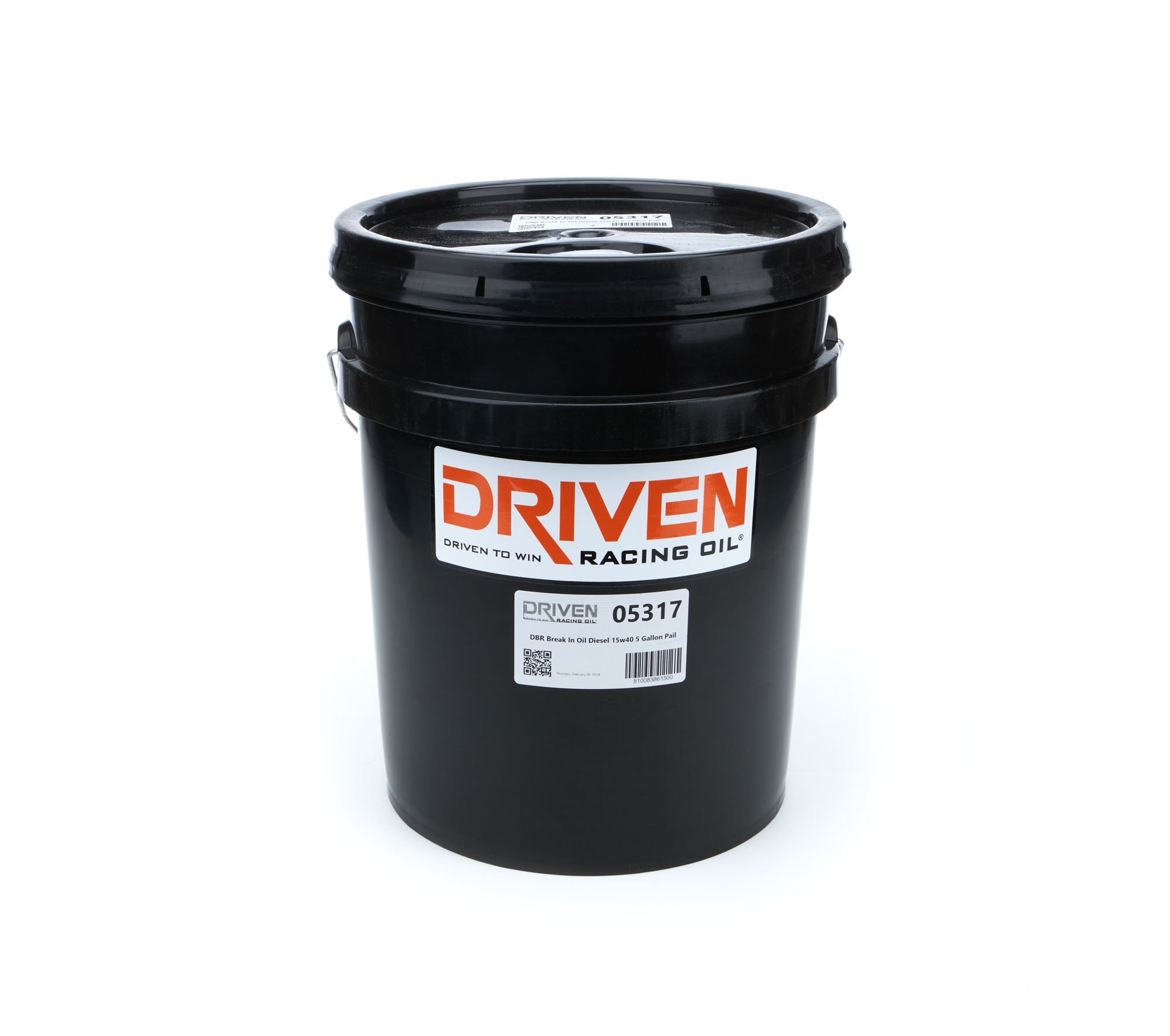 Driven Racing Oil 05317 | DRIVEN RACING OIL DBR Break In Oil Diesel 15w40 5 Gallon Pail