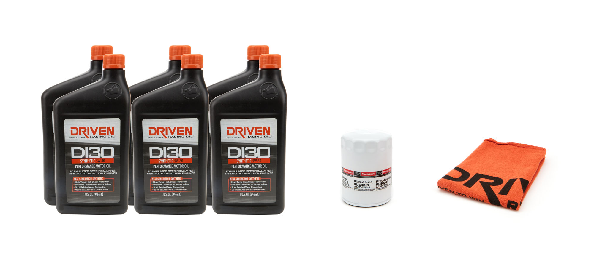 Driven Racing Oil 20621k | DRIVEN RACING OIL 5w30 Oil Change Kit 11- 15 Ford F150 3.5L 6Qt.; 2011-2015