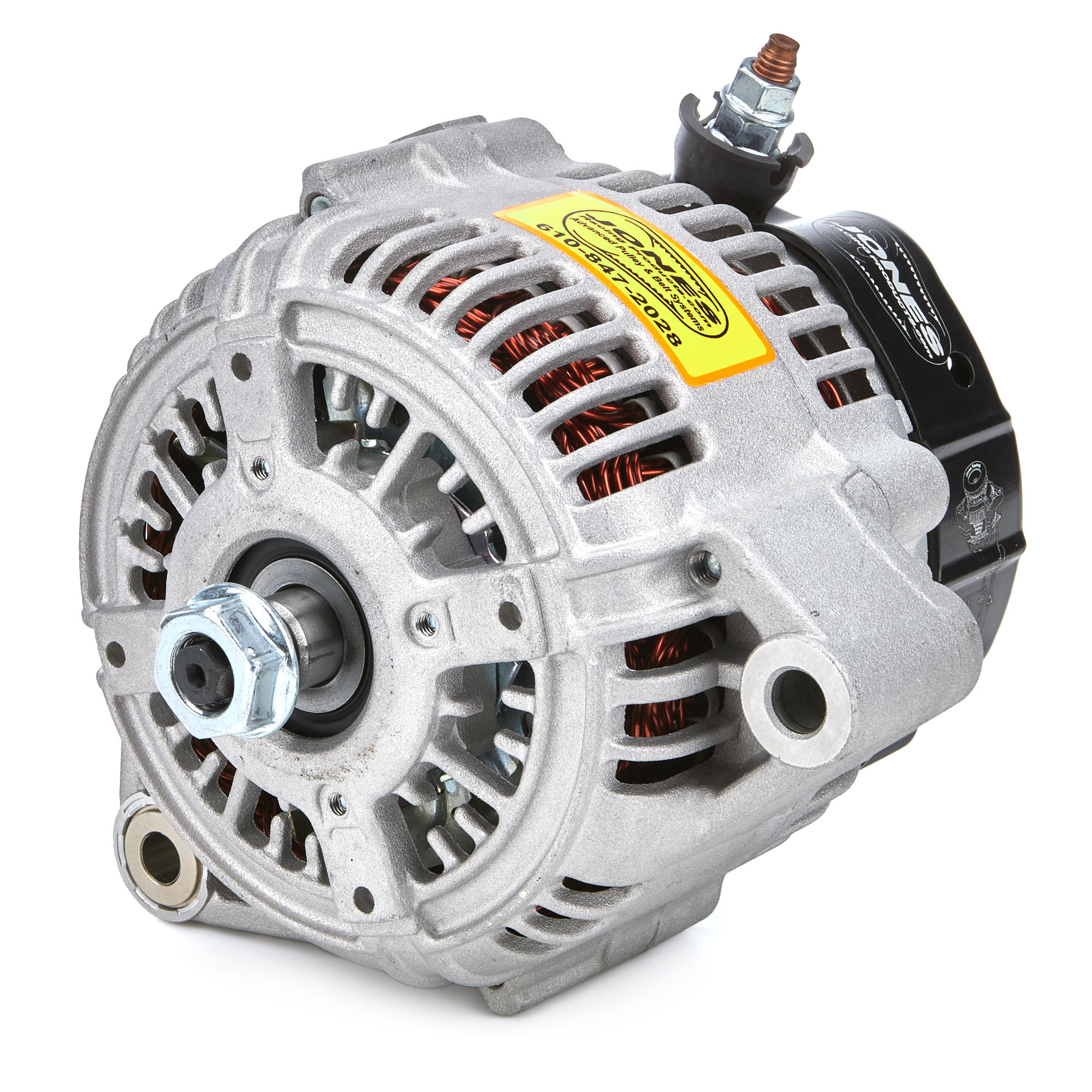 Jones Racing Products al-9101-d-ns | JONES RACING PRODUCTS Alternator 160 Amp Single Wire