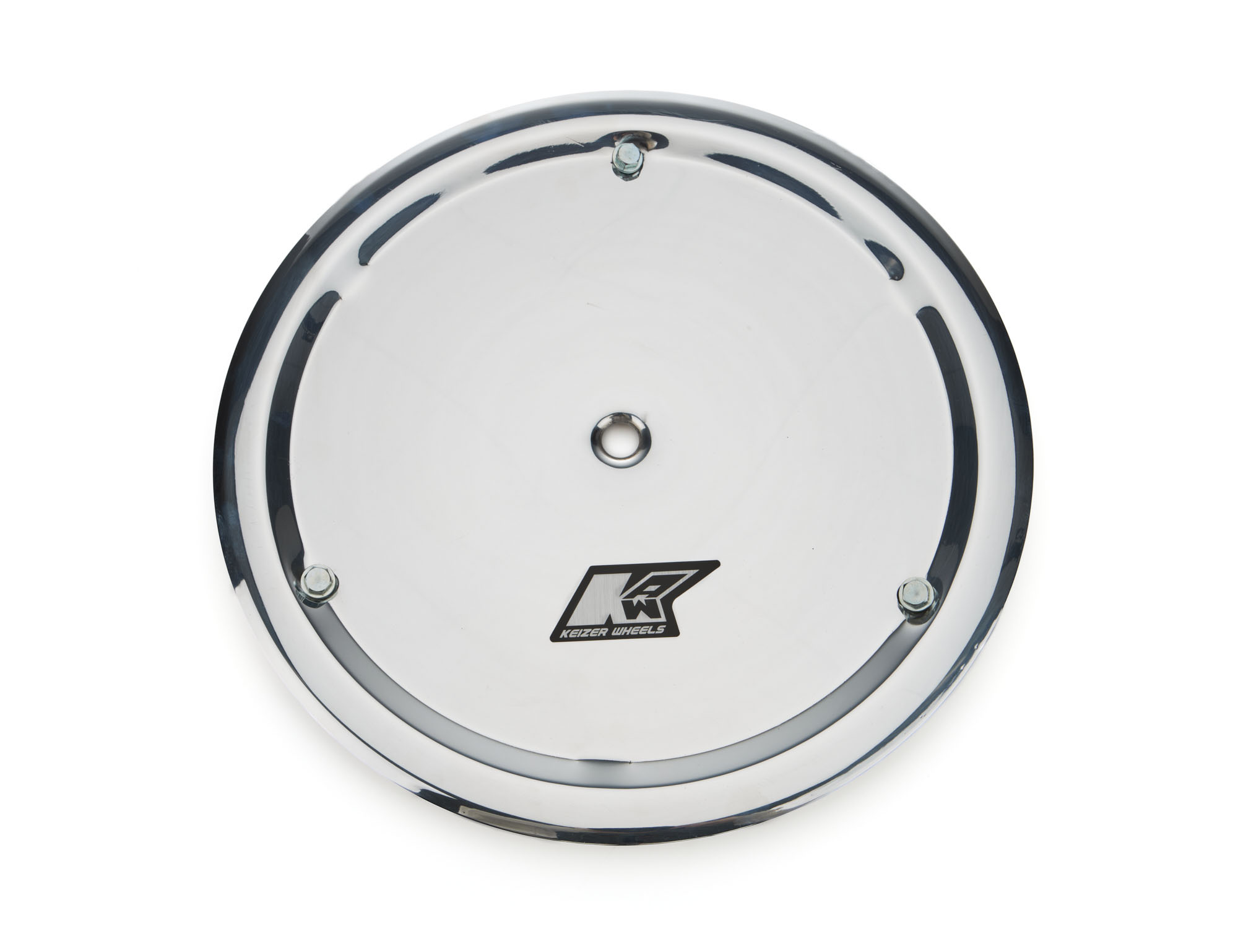 Keizer Aluminum Wheels Inc. 15mcbo | KEIZER ALUMINUM WHEELS INC. Mudcover 15in Polished w /3 5/16-18 Bolts