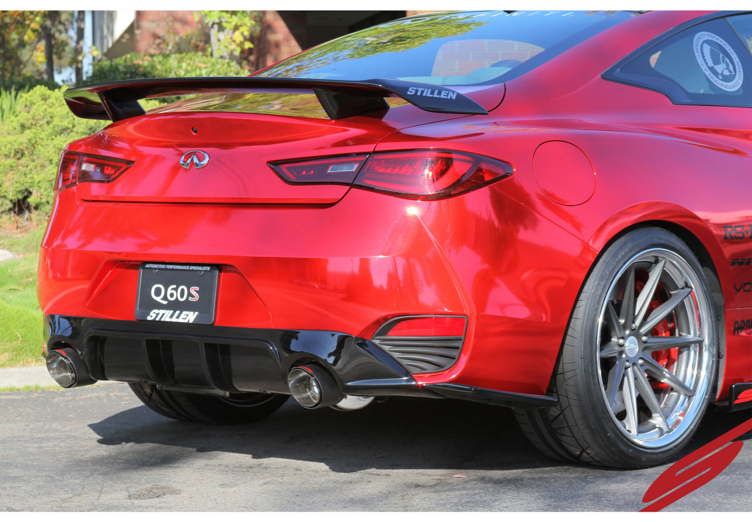 Stillen kb11235 | STILLEN Rear Diffuser: 17-18 Infiniti Q60 - Unpainted; 2017-2018