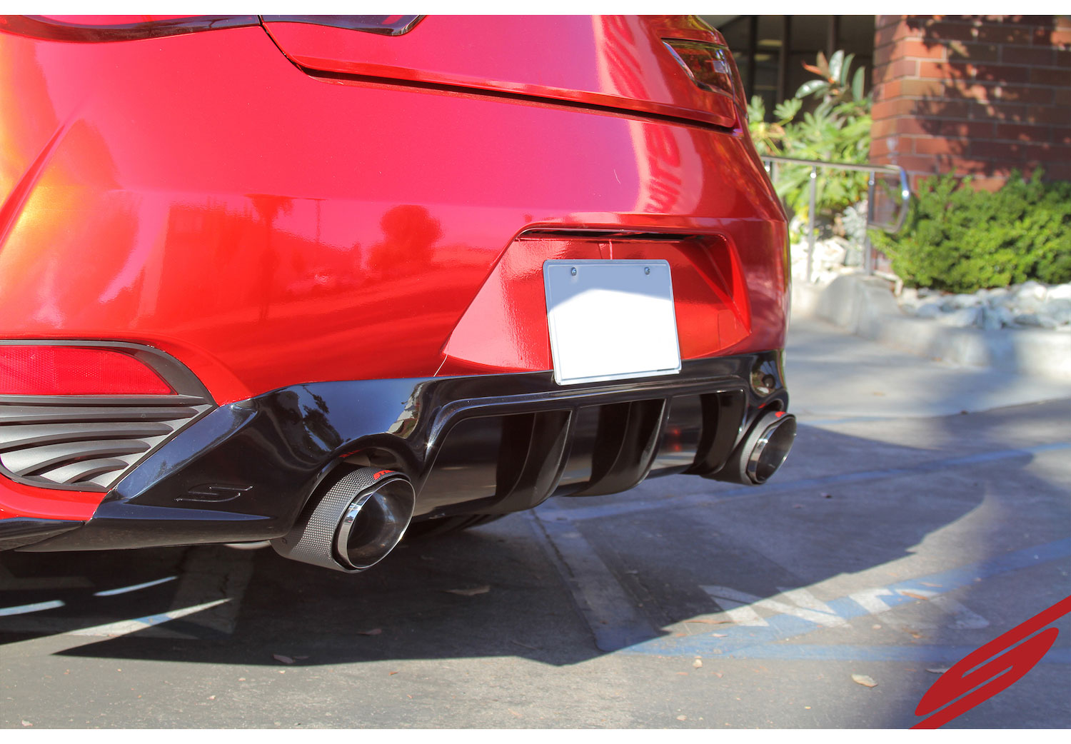 Stillen kb11235mb | STILLEN Rear Diffuser: 17-18 Infiniti Q60 - Matte Black; 2017-2018