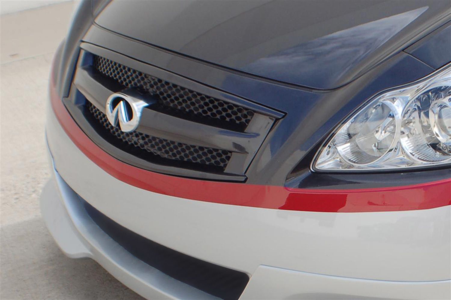 Stillen kb11926m | STILLEN Main Grille 08-13 G37 2Dr - Urethane - Semi-Gloss Black Speed Grille; 2008-2013