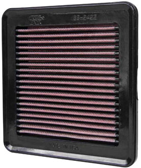 K&N Engineering 33-2422 | K&N Air Filter For Honda Fit 1.5L; 2009-2011