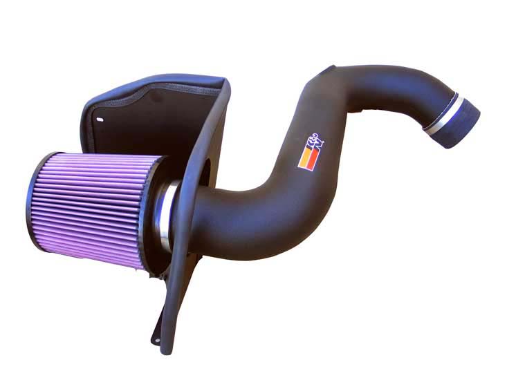 K&N Engineering 57-3047 | K&N Fuel Injection Performance Kit FIPK II Cold Air Intake 2500HD GMC Sierra 3500 6.6L Trucks; 2004-2005