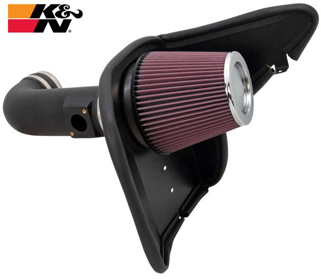 K&N Engineering 63-3074 | K&N Camaro V8 Series AirCharger Intake Kit; 2010-2015