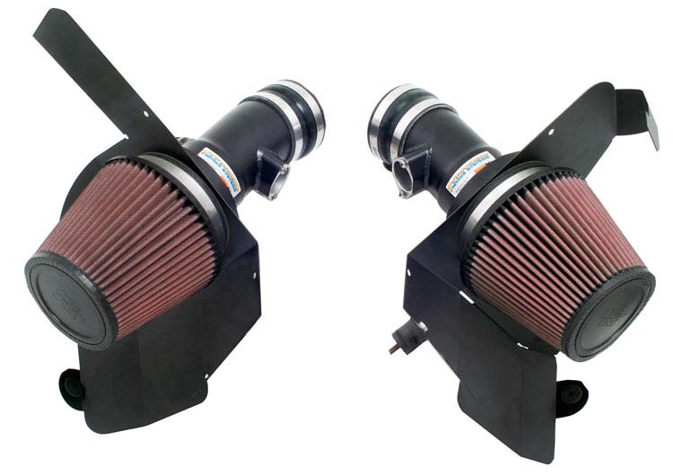 K&N Engineering 69-2003TFK | K&N Typhoon Air Intake System For Bmw M5 5.0L (flat Black); 2005-2008