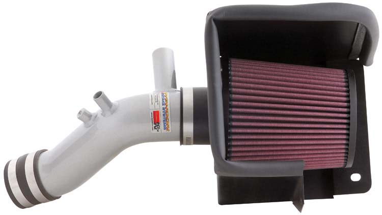 K&N Engineering 69-2542TS | K&N Typhoon Air Intake System For Dodge Avenger 2.4L Silver; 2008-2010