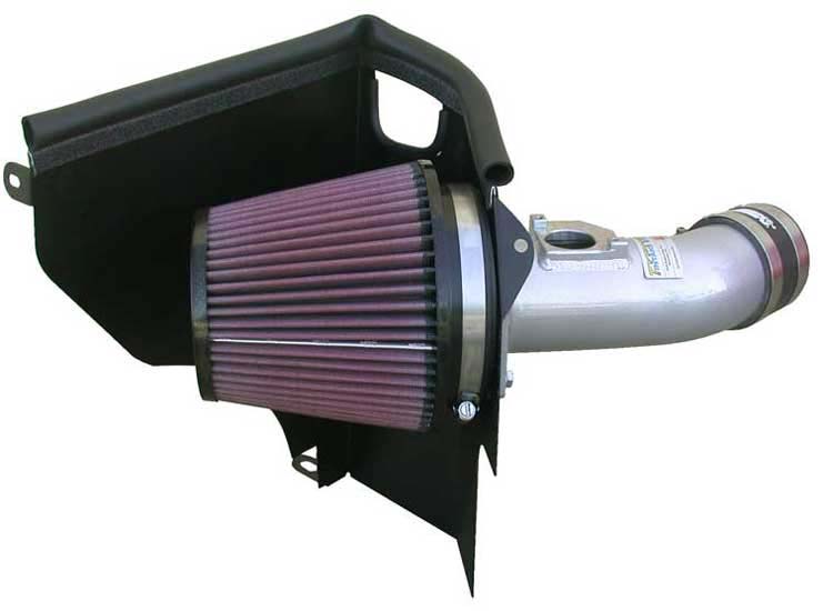 K&N Engineering 69-8001TS | K&N Typhoon Air Intake System For Subaru Wrx F4-2.ol/2.5L (silver); 2000-2007