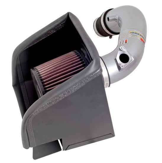 K&N Engineering 69-8613TS | K&N Typhoon Air Intake System For Scion Xb L4-2.4L; Silver; 2008-2011