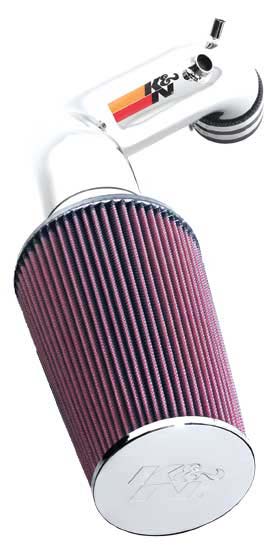 K&N Engineering 77-1539KP | K&N High Performance Air Intake System For Dodge Durango V8-5.7L (bright); 2004-2009