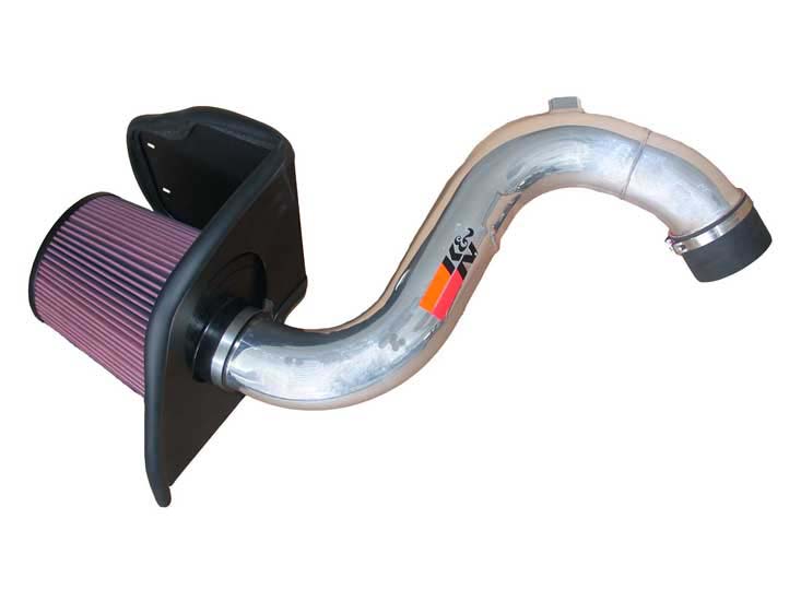 K&N Engineering 77-3047KP | K&N Cold Air Intake Chevy GMC 2500HD DSL GM 6.6L - Polished; 3500; 2004-2005