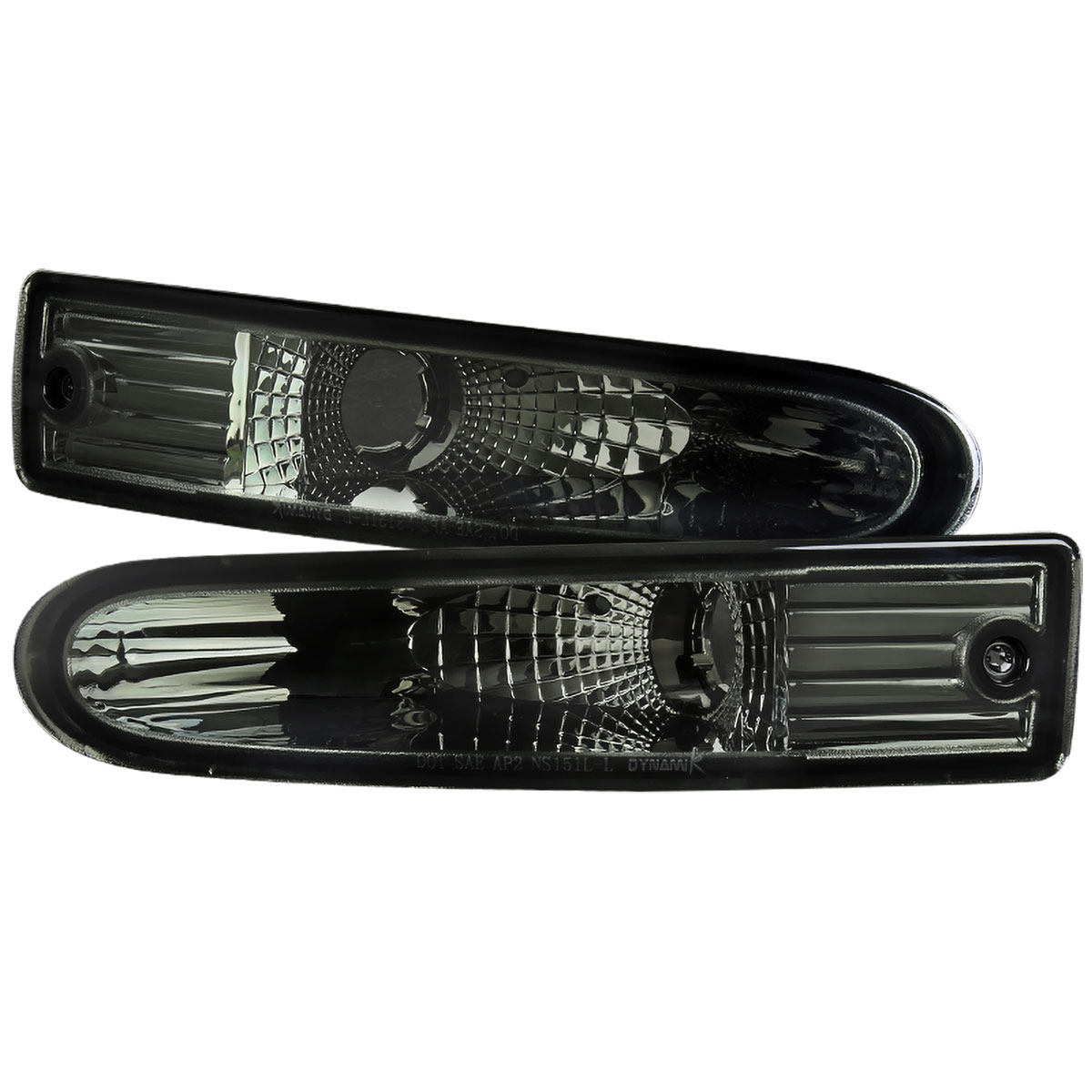 Spec-D Tuning lb-elp00g-rs | SPEC-D Tuning Mitsubishi Eclipse Bumper Lights - Smoke; 2000-2002