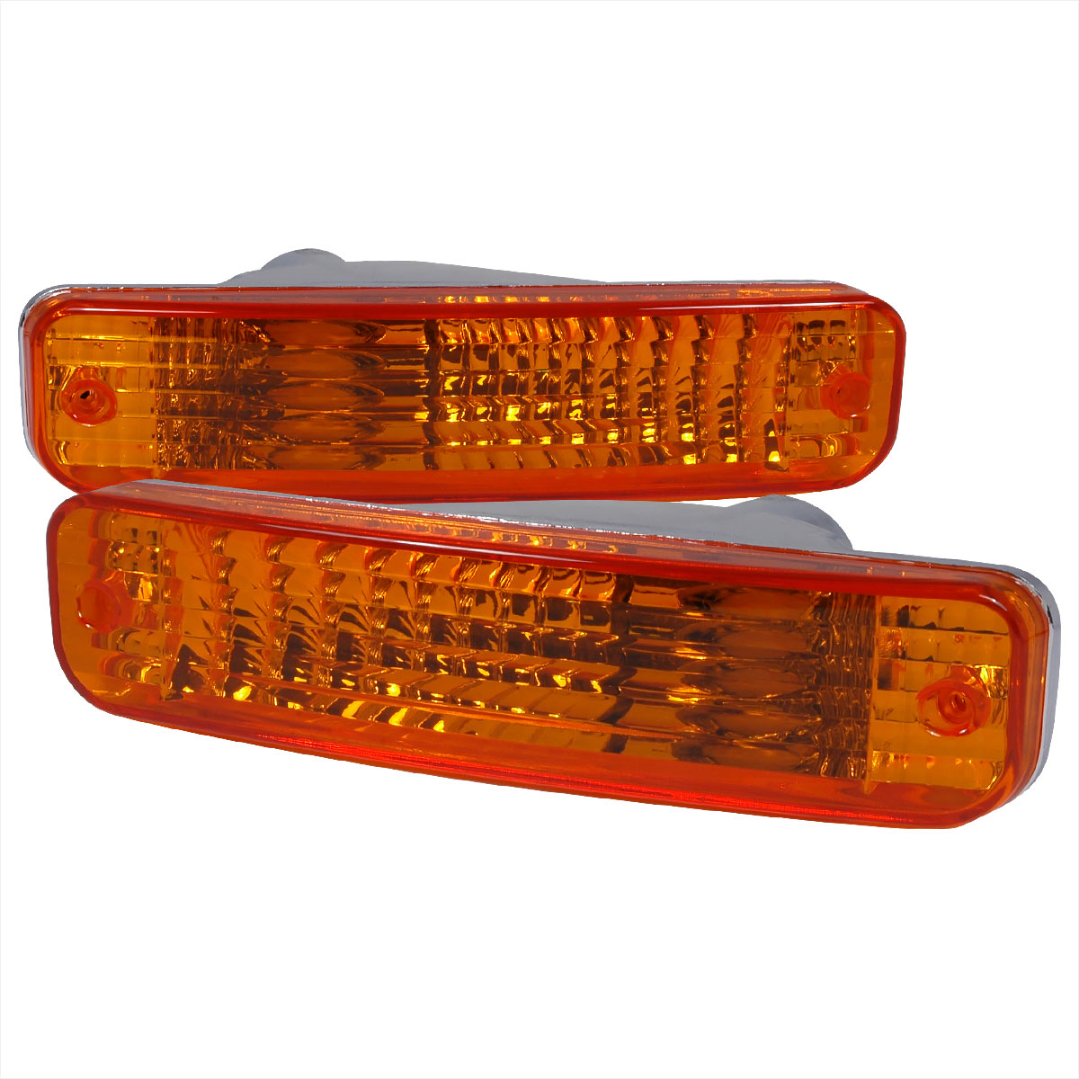 Spec-D Tuning LB-INT90AM-RS | Spec-D Acura Integra Bumper Lights -Amber (Lb-Int90am-Rs); 1990-1991