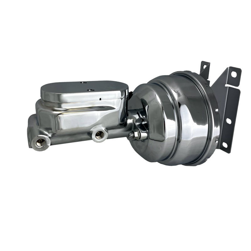 LEED Brakes pbkt6012 | LEED BRAKES 73-87 GM P/U Brake Booster 8in Dual Chrome; 1973-1987