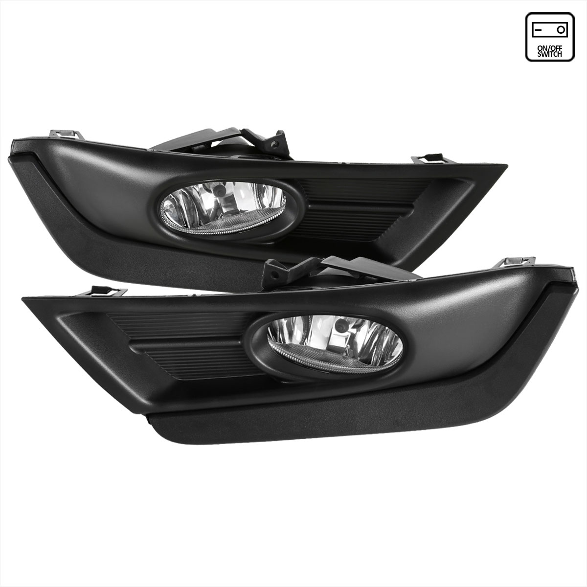 Spec-D Tuning lf-crv17coem-v2-hz | SPEC-D Tuning Honda CR-V Fog Lights Clear; 2017-2018