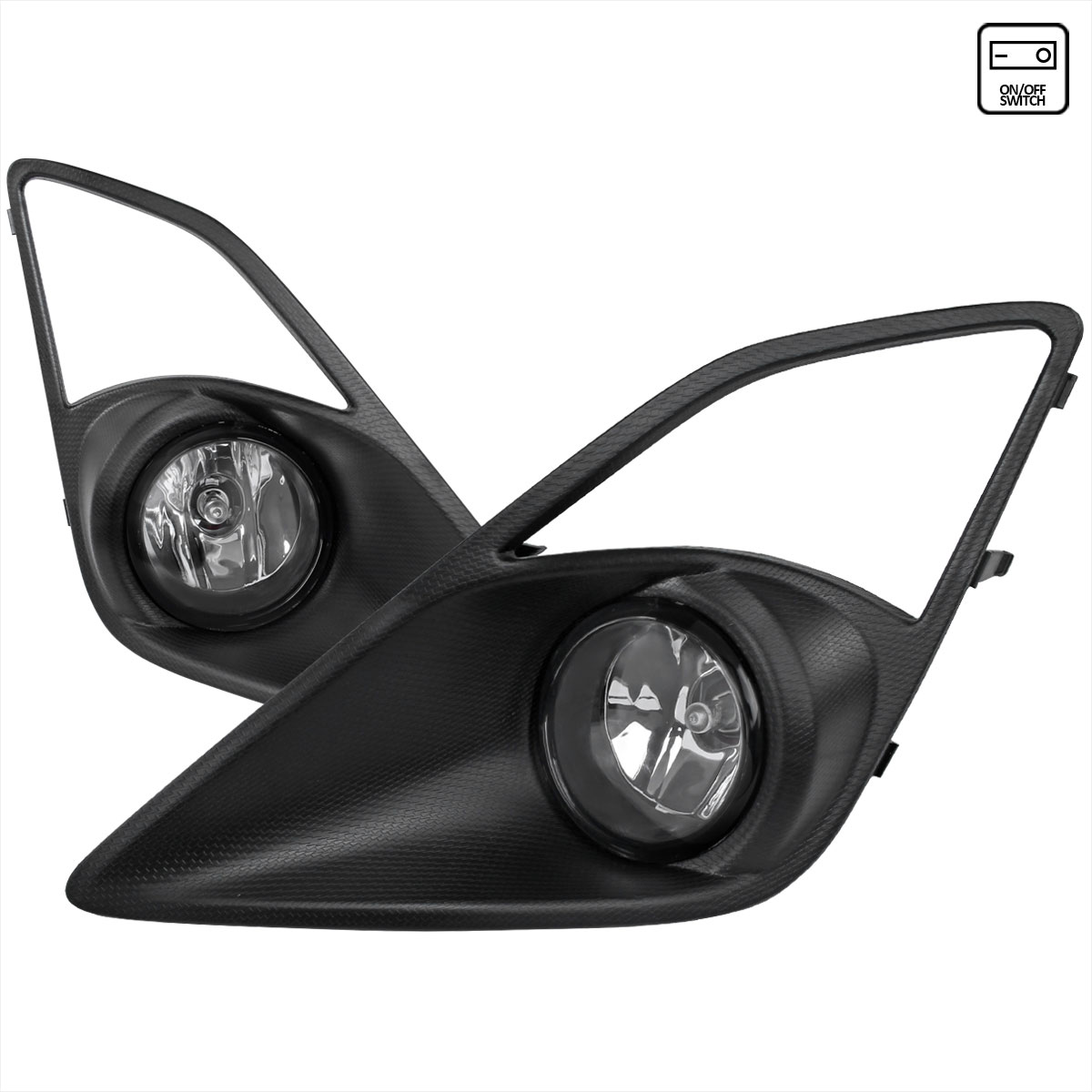 Spec-D Tuning LF-FRS12COEM-HZ | Scion Tc Fog Light Kit With Wiring - Clear Lens; 2012-2014