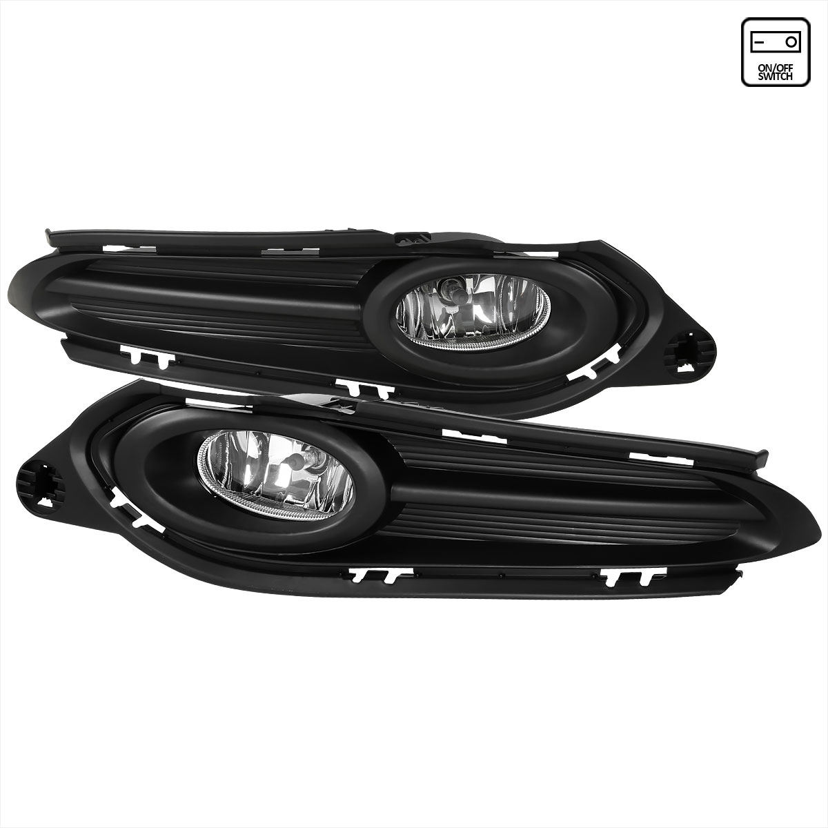 Spec-D Tuning lf-hrv16coem-v2-hz | SPEC-D Tuning Honda HR-V Fog Lights Clear; 2015-2018