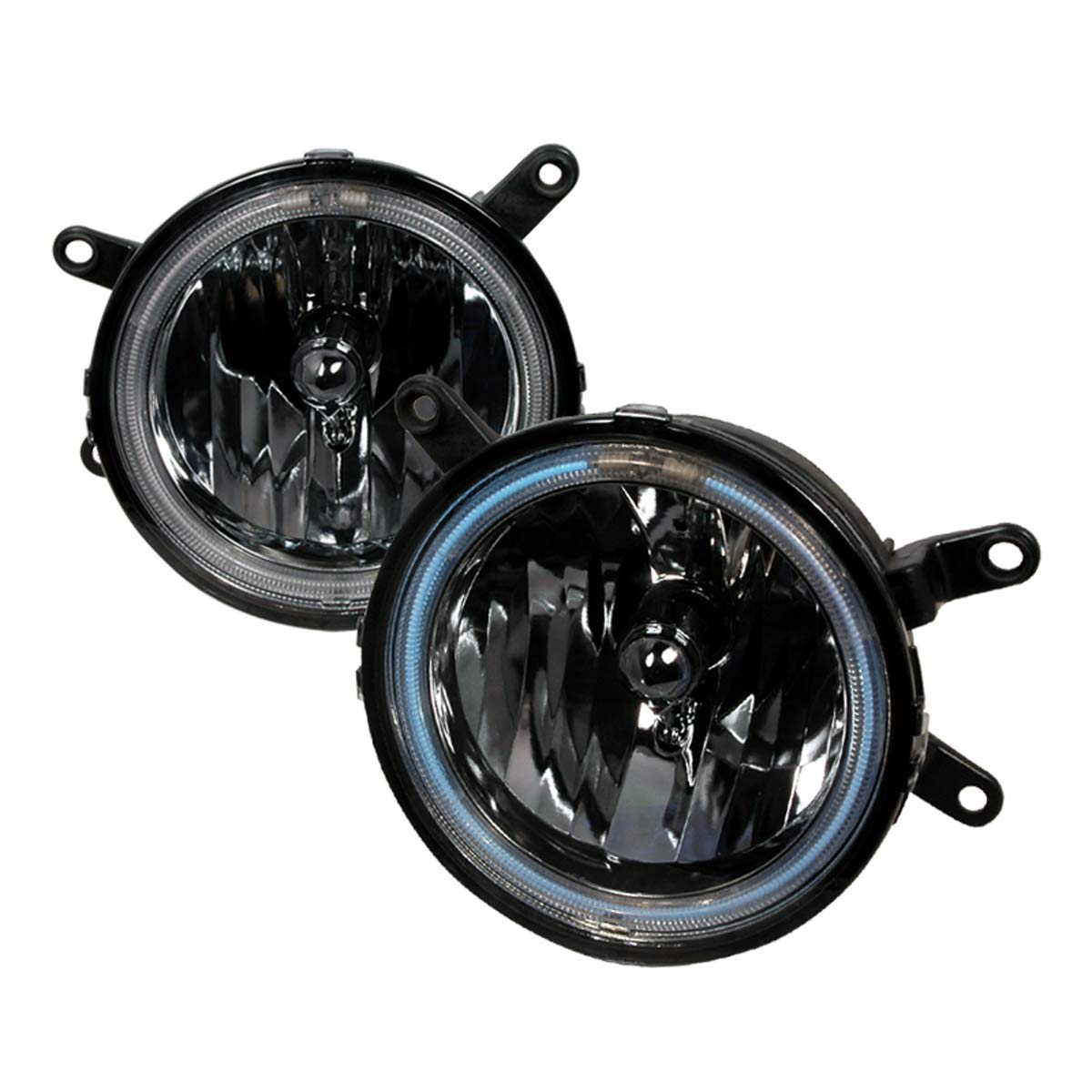 Spec-D Tuning LF-MST05HG-KS | Spec-D Ford Mustang Halo Fog Lights Ccfl V8; 2005-2009